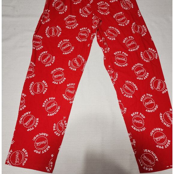 Coca cola pajama pants medium 100% cotton - Picture 6 of 6